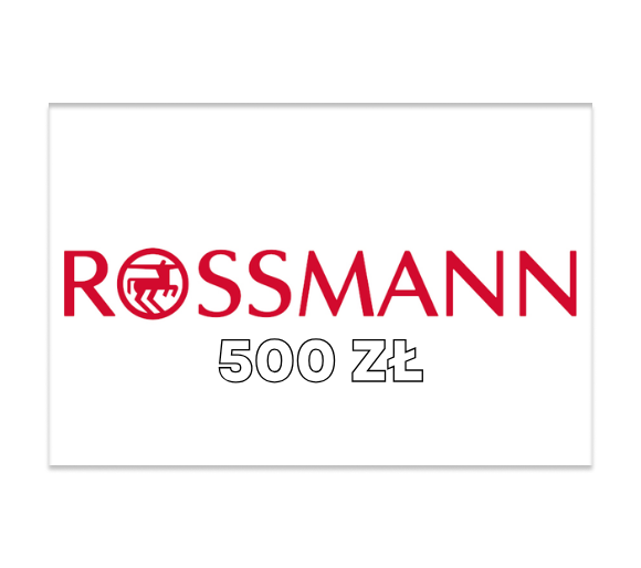 Rossmann gift card 500 PLN