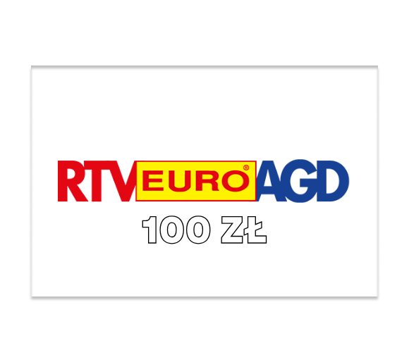 RTV EURO AGD gift card 100 PLN