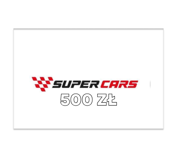 Super-Cars gift card 500 PLN