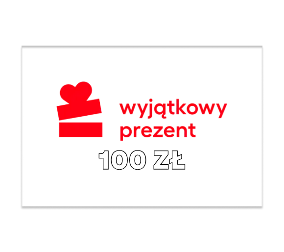 Wyjątkowy Prezent gift card 100 PLN