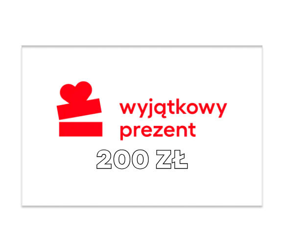 Wyjątkowy Prezent gift card 200 PLN