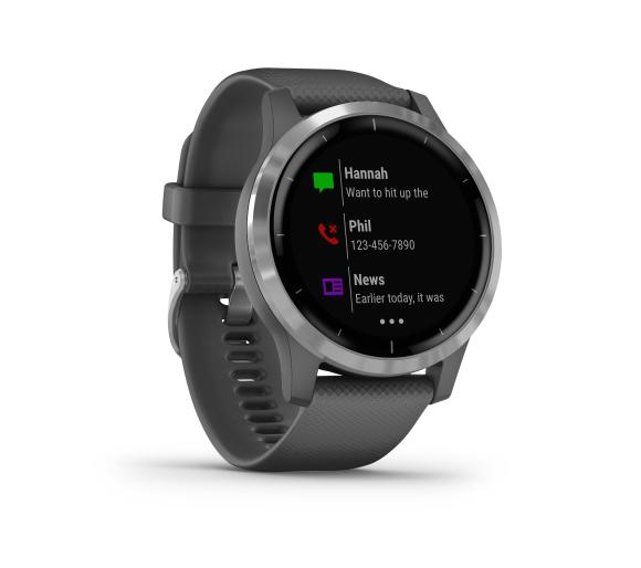 Smartwatch Garmin Vívoactive 4 (szaro-srebrny)