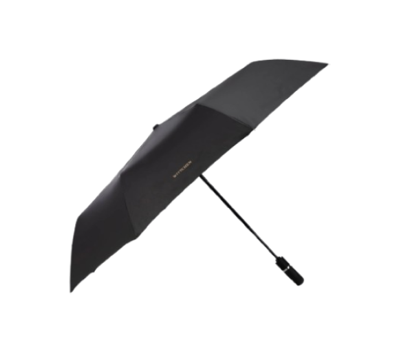 Automatic umbrella with decorative handle black WITTCHEN