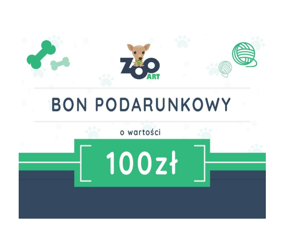 Karta Podarunkowa Zooart 100 zł