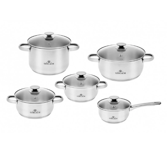 Gerlach First 10-piece cookware set