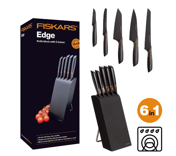 Fiskars Edge 1003099 knife set 6 pieces