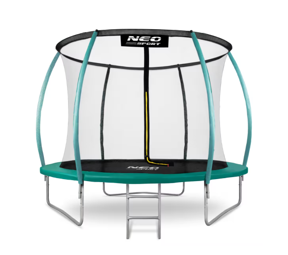 Trampolina ogrodowa Neo-Sport NS-08C181 z siatką i drabinką 8ft/252cm