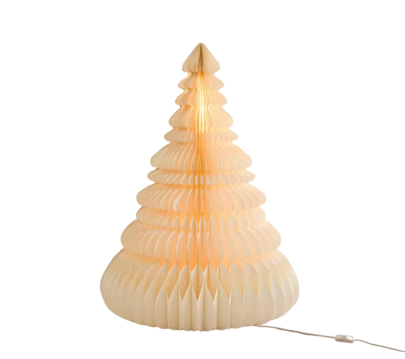 Floor Paper Christmas Tree with Lighting (100 cm)